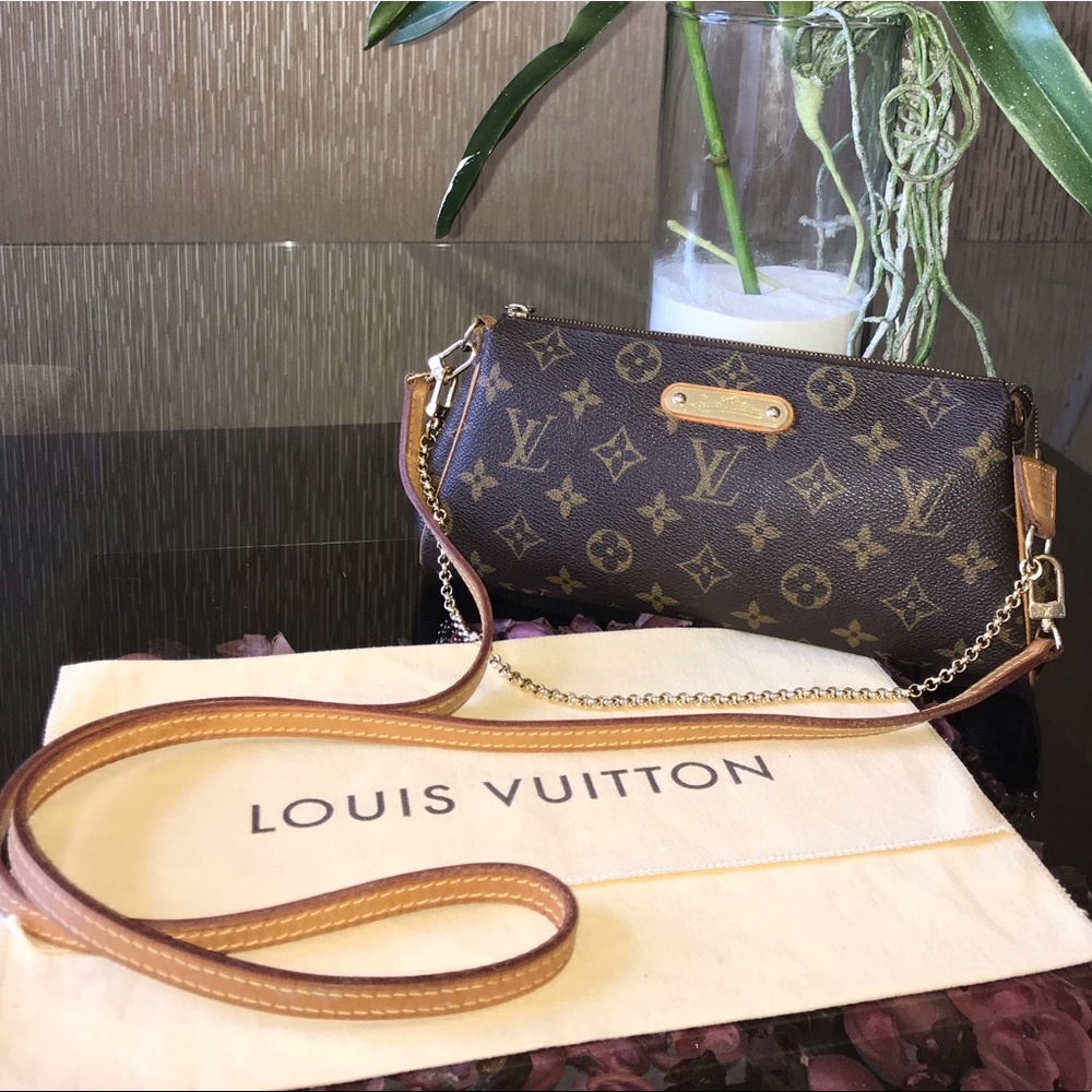 Louis Vuitton Eva clutch crossbody monogram